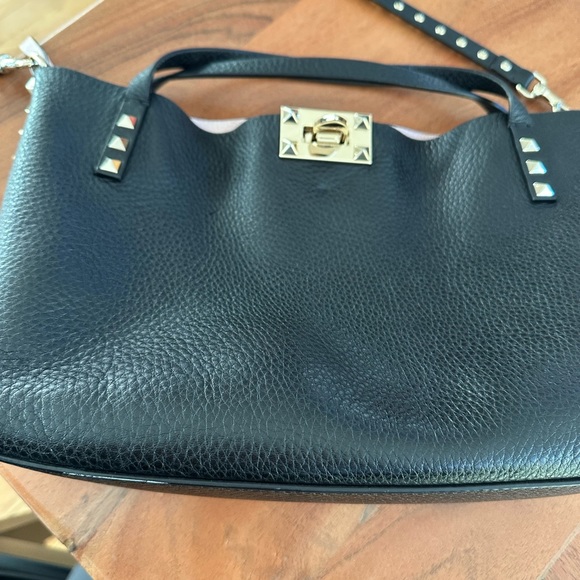 Valentino Rockstud Calfskin Small Tote Bag - Picture 4 of 8